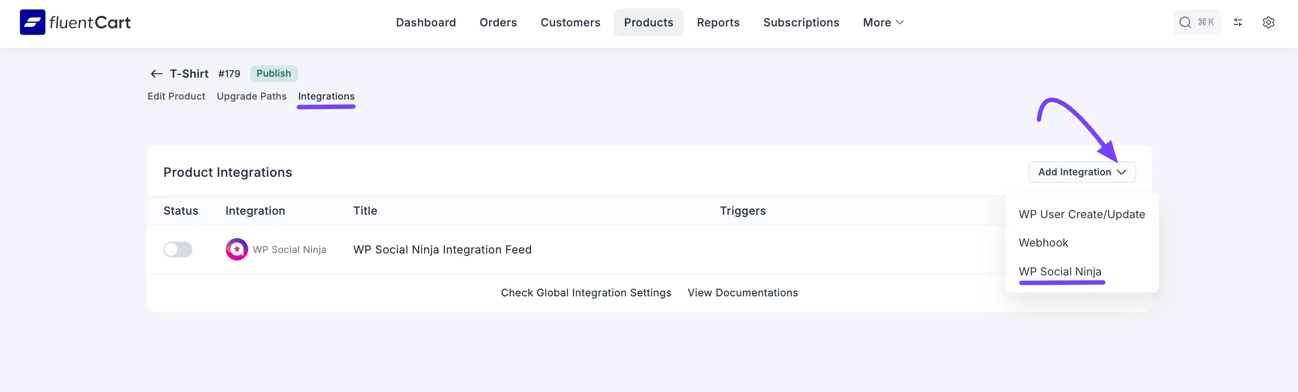 Add Integration