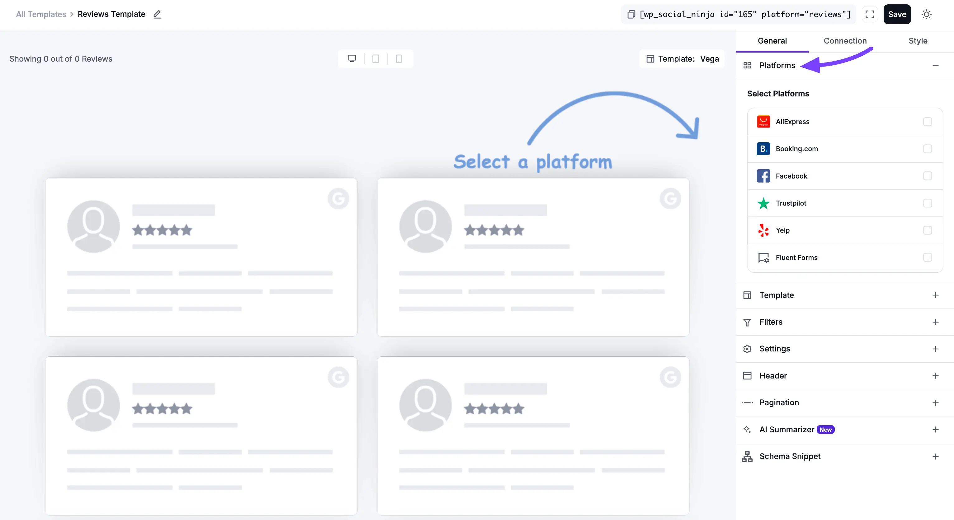 Create Review Template