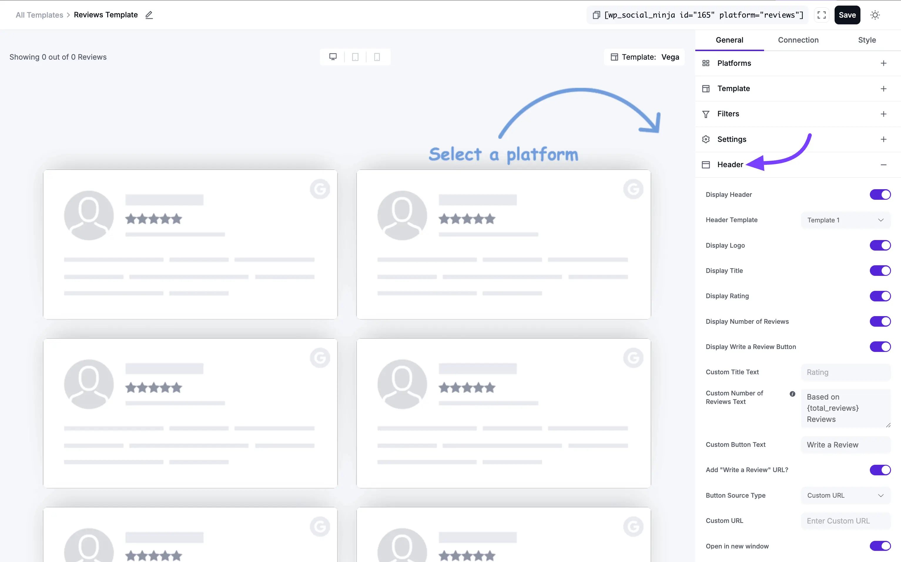 Create Review Template