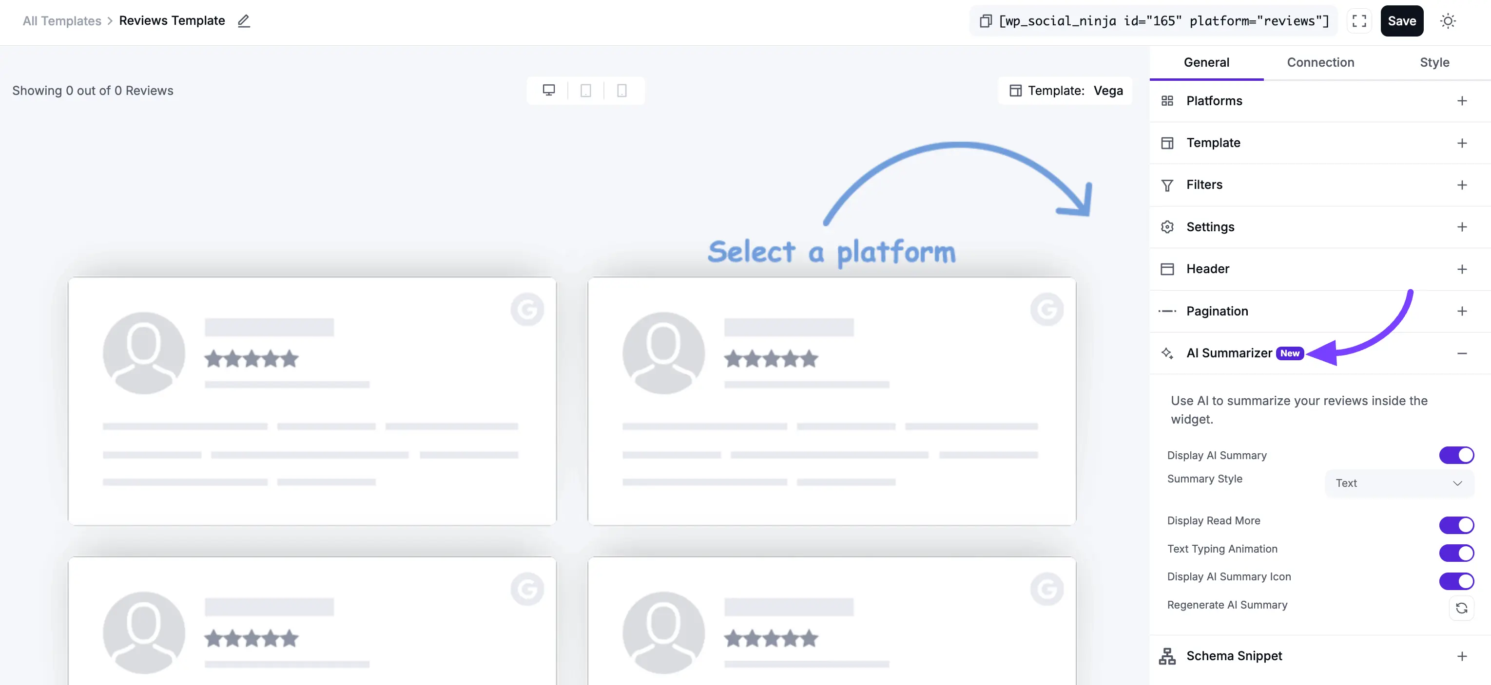 Create Review Template