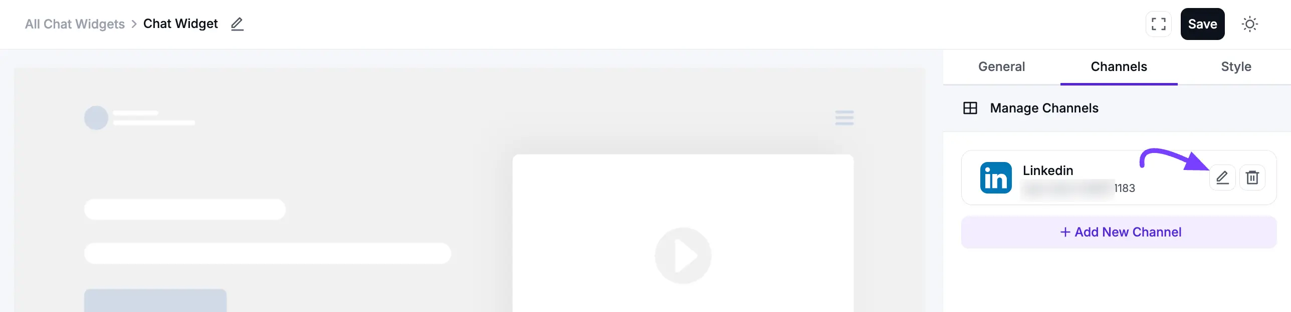 LinkedIn channel successfully added