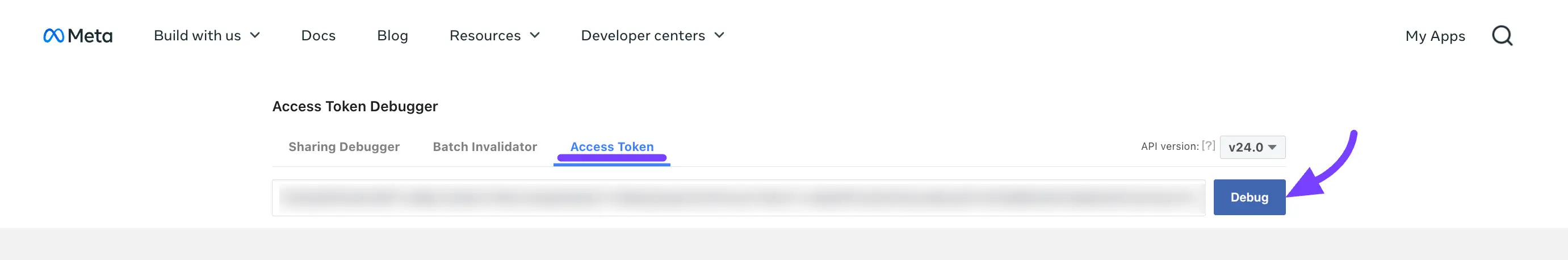 access token debugger 1