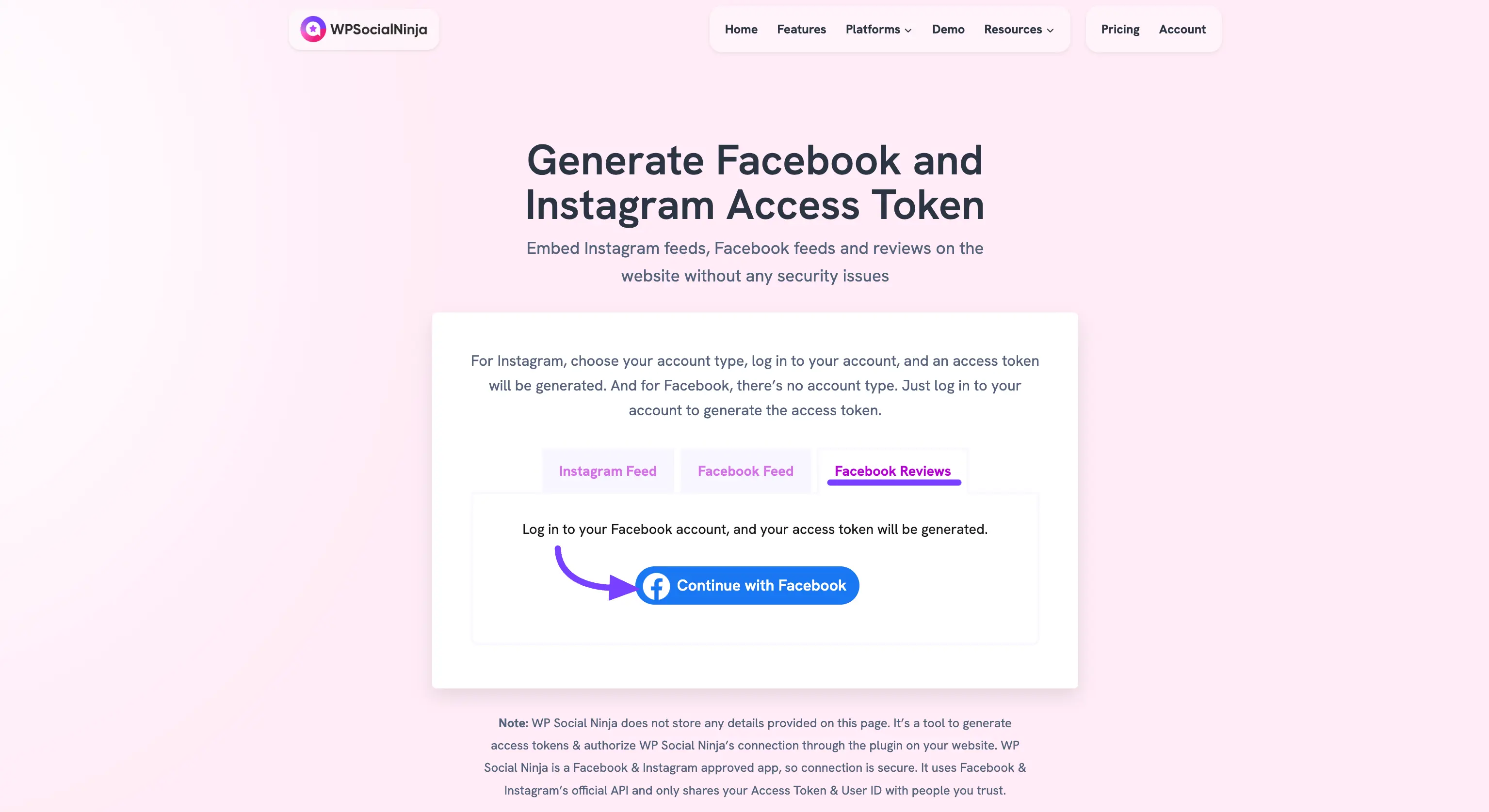 Facebook reviews manual process