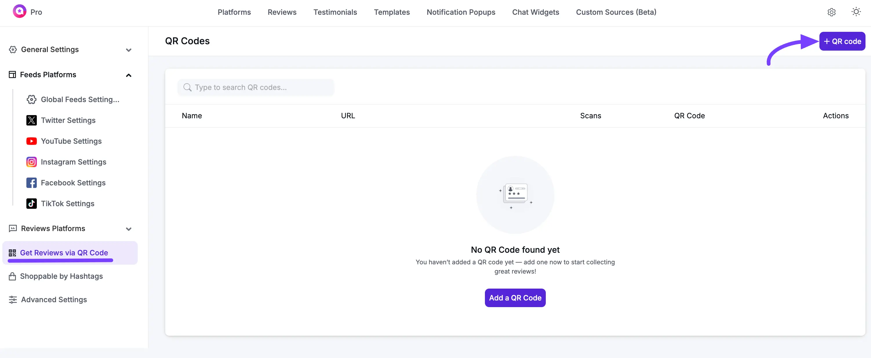 get reviews via qr code 1