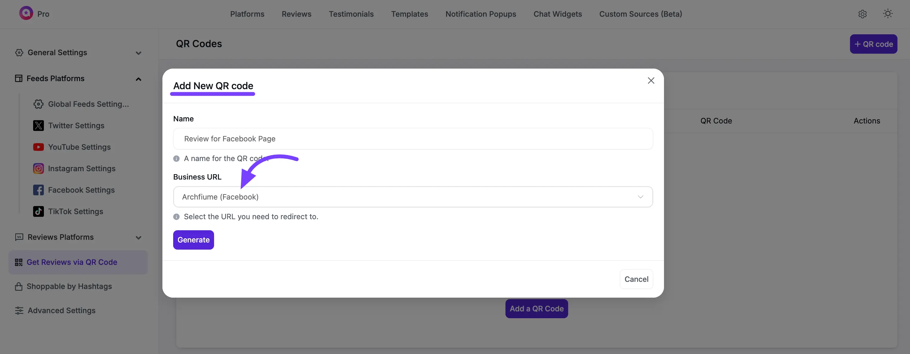 get reviews via qr code 2